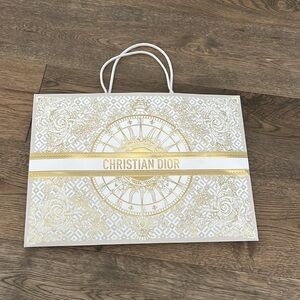 Dior holidays edition paper bag
